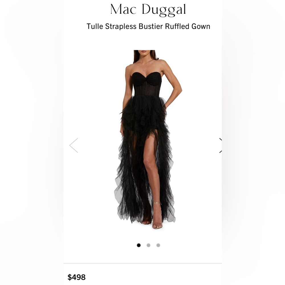 Mac Duggal Ruffle Gown